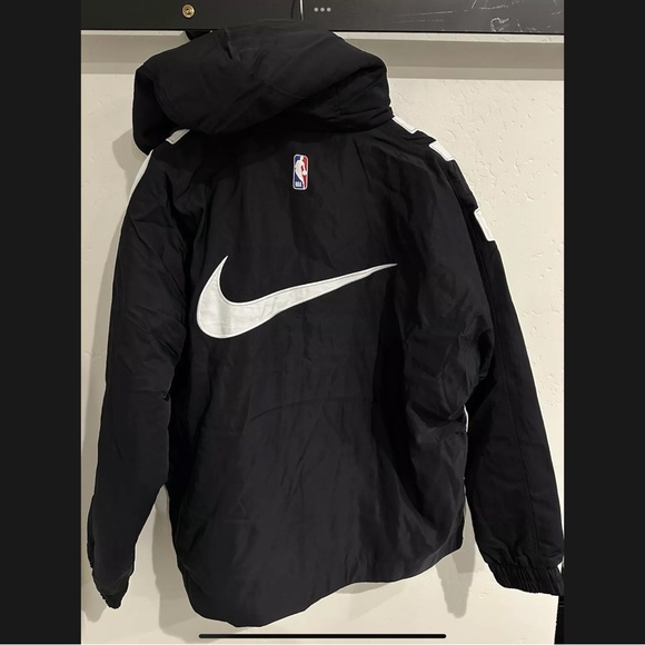 Nike Ambush X NBA Collection Brooklyn Nets Stitched Black Jacket m - Picture 8 of 8